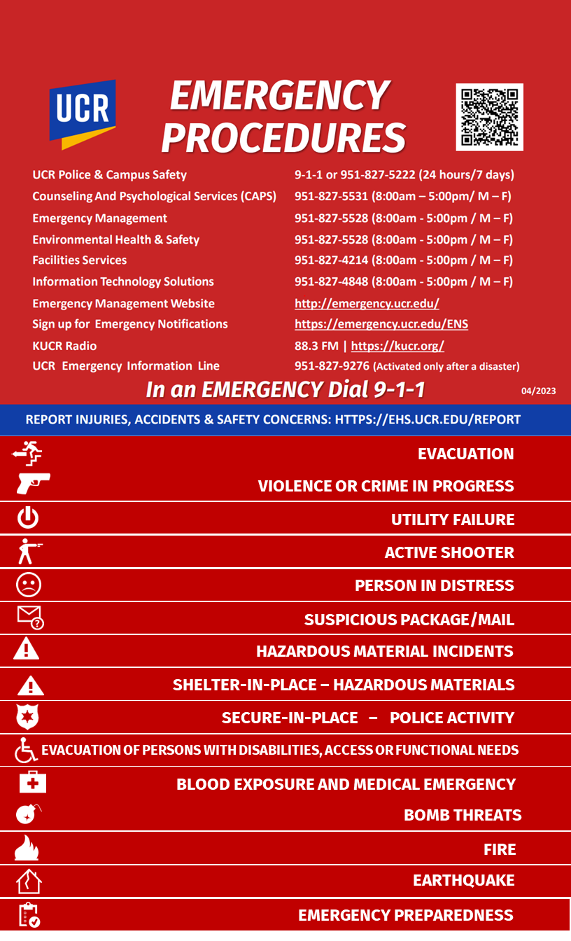 Emergency Procedures Flip Chart 