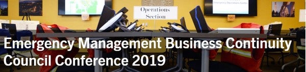 Emergency Management Business Continuity Council Conference 2019